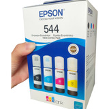 Ver Fotos Kit 4 Refil Tinta Ecotank T544 L3150 L3250