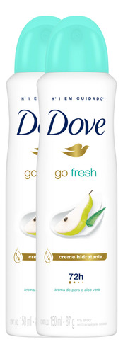 Kit 2 Desodorante Dove Feminino Pera E Aloe Vera 150ml