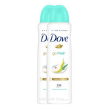 Kit 2 Desodorante Dove Feminino Pera E Aloe Vera 150ml