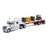 Trailer International Lonestar Plana C/tanques 1:32 New Ray 