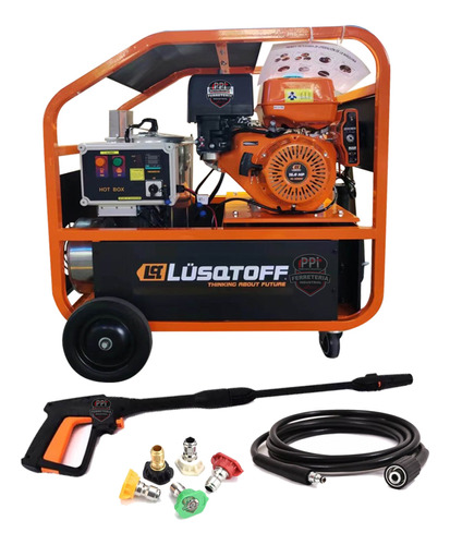 Hidrolavadora Con Caldera 4000 Psi 15hp Lusqtoff Profesional