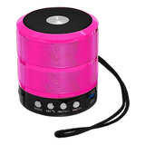 Caixa De Som Portatil Kapbom Ka-887 Portátil Com Bluetooth Rosa