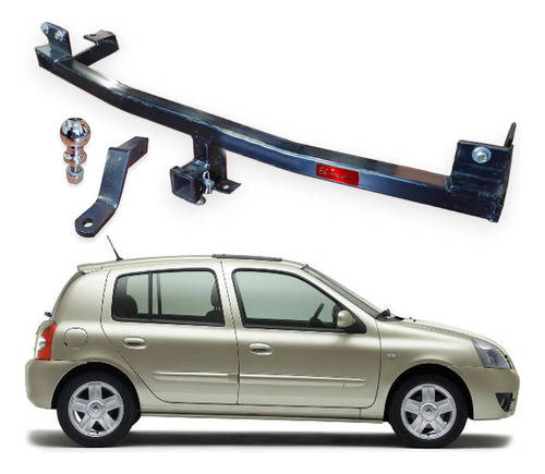 Enganche Trailer Renault Clio 2 (98-16) Con Lengueta Y Bocha