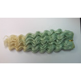 Cabello Rizos Sintético Para Muñeca Amigurumi, Tela, Pasta 