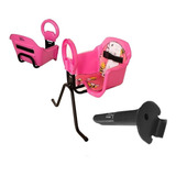 Cadeirinha Luxo Dianteira Bebê Passeio + Adaptador Aheadset Cor Rosa