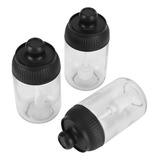 Set De 3 Tarros De Cristal Para Especias, 250 Ml, Azucarero