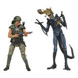 Aliens Hicks Vs Damaged Warrior Action Figure Neca #51396