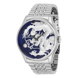 Reloj Automático  39856 Para Hombre Esfera Mop Azul De