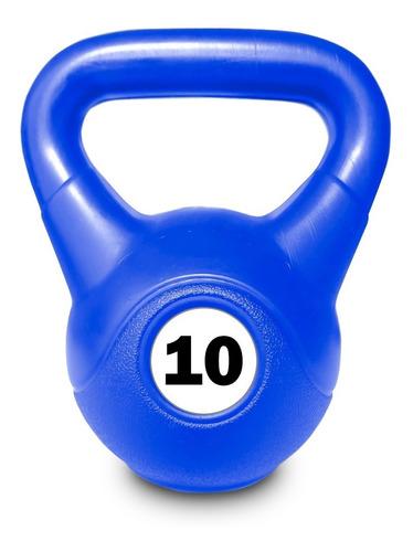 Pesa Rusa Kettlebell Plástica 10kg Mancuerna Nuevofabrícante