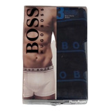 Paquete 3 Boxers Tipo Trunk Hugo Boss Stretch Tallas M Y L !