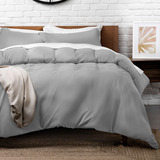 Funda De Duvet Dreamlab [king Size 264x228cm] Color Gris Grafito Diseño De La Tela Liso