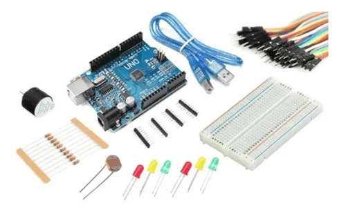 Kit Básico Para Arduino Uno 55 Peças