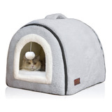 Omivier Cama Para Gatos De Interior, Cueva Plegable Para Gat