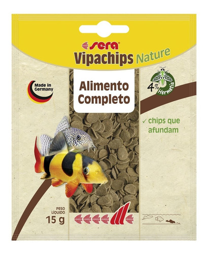 Ração Sera Vipachips Nature 15g