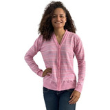 Blusa Frio Cardigan Feminino Tricot Lã Gola V Com Botões463