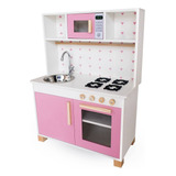 Cozinha De Brinquedo Eita Casa Perfeita Cozinha Infantil - Branco/rosa