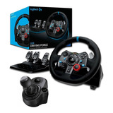 Volante Logitech G29+câmbio Driving Force Shifter P/ Ps4 Pc