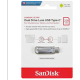 Pendrive Sandisk 3.1 256gb Dual Original Usb-c Lacrado