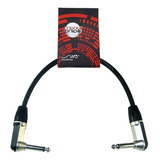 Cable Interpedal Plug Codo 20 Cm Neutrik Pedal Guitarra Bajo