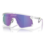 Óculos De Sol Oakley Bxtr Metal Matte Clear Prizm Violet Cor Da Haste Gold