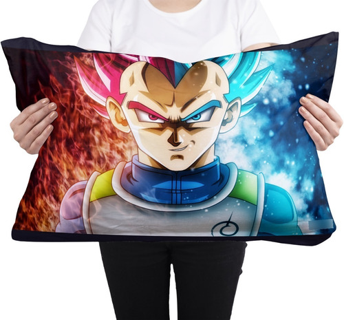 Cojin Almohada Vegeta Blue Dios Dragon Ball Super Anime Art