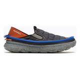 Slip On Merrell Hombre Hut Moc 2 Packable Azul Oscuro