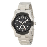 Reloj Hombre Bulova 98b149 Cuarzo Pulso Blanco En Acero