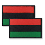 Overdecor Parche De Bandera Afroamericana Africana Tactica N