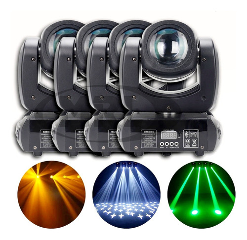 4 Moving-beam Led 100w 8 Cores 8 Desenhos Prisma 16 Face-dmx