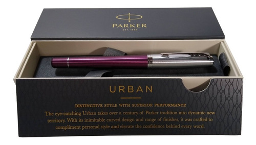 Lapicera Roller Parker Urban Premium Dark Purple