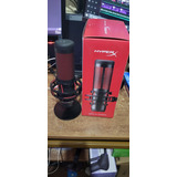 Microfono Hyperx Quadcast Condensador Multipatron Negro 