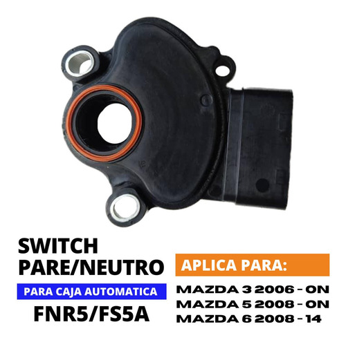  Switch De Pare Y Neutro, Cajas Fnr5 / Fs5a, Mazda 3 / 5 / 6 Foto 2