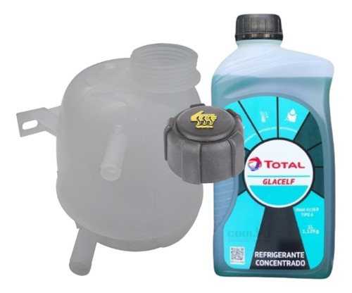 Kit Vaso Recuperador Y Liquido Refrigerante Total Megane