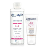 Dermaglós Agua Micelar 200 Ml + Bb Cream Tono Medio