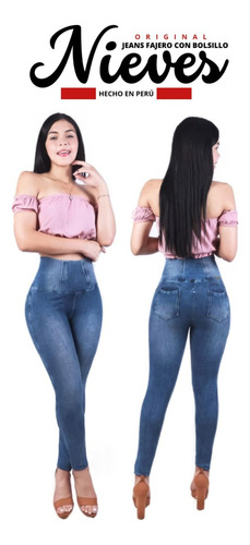 Jeans Fajero Con Bolsillo Calidad Peruano