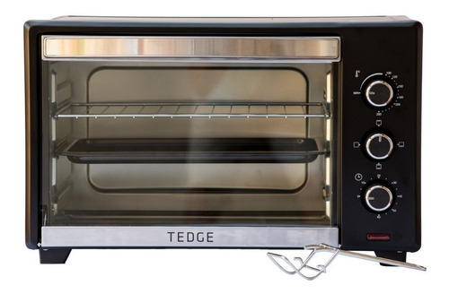 Horno Eléctrico De Mesa 70 Litros Negro C/ Accesorios Tedge