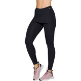 Calça Legging Com Saia Fitness Leg Grossa Sem Transparência