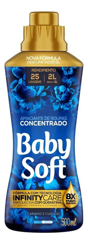 Amaciante Concentrado Infinity Care Baby Soft Carinho E Cuidado - 500ml