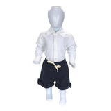 Body Camisa Bebe Branca Manga Longa Comprida