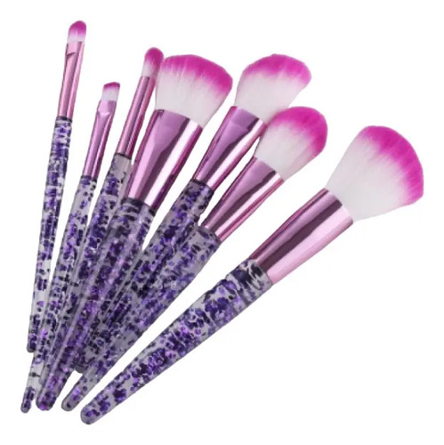 Set 10 Brochas Maquillaje Profesional Cepillos Ojos Bonita