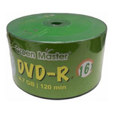 50 Dvd Green Master Logo 4.7 Gb 16x Precio Facturado Full