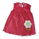 Vestido Niña 100% Algodón Para Bebe 4 A 12 Meces Gan Oferta