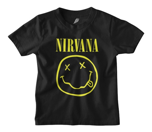 Playera Nirvana Grunge Alternative Rock Bebé Niño Niña 