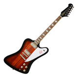 Guitarra Eléctrica EpiPhone Firebird V Reedición 1963 Color Vitnage Sunburst (vs) Material Del Diapasón Laurel Indio Orientación De La Mano Diestro