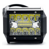 Faro Barra Reflector Auxiliar Led 60w Spot Luz Blanca Jeep 