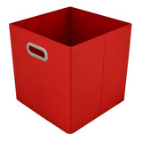 Cubo Plegable Organizador Gaveta Rojo 27x27x28 Cm C01