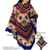 Capas Poncho/jorongo Unisex Mexicano/mexica-artesanales