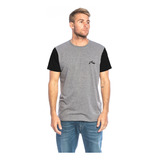 Remera Mc Hombre Rusty Aeroplane Tee Grey Marle