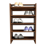 Mueble Organizador Botinero Zapatero 5 Estantes - Caoba