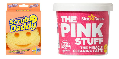 Kit Pasta The Pink Stuff Multiusos + Scrub Daddy Esponja Xc